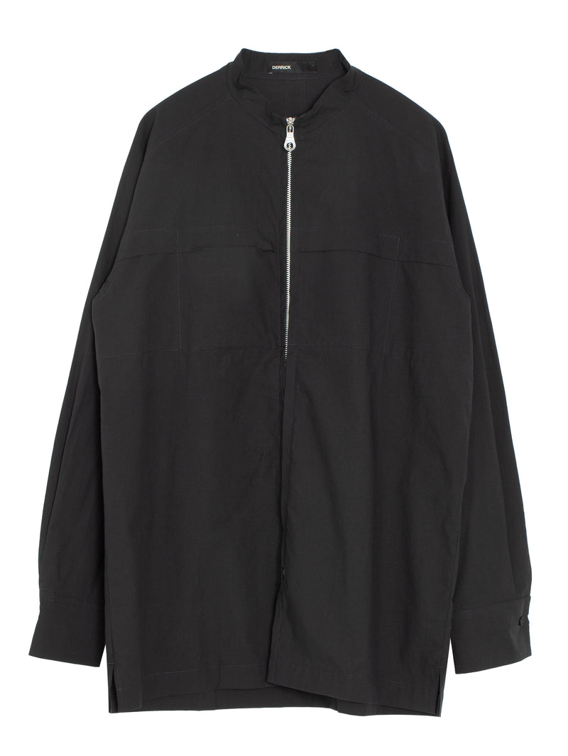 Messenger Zip Shirt Black