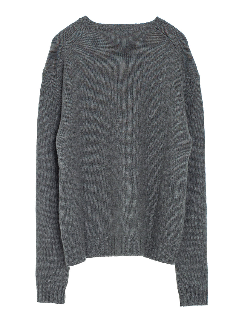 Basic Sweater Cashmere Knit Asam