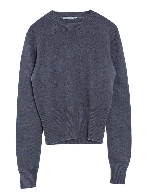 Easy Round Neck Fit Sweater Fog