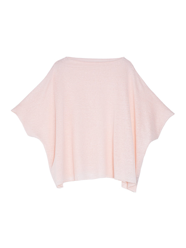 Easy T-Shirt Linen Knit Cherry Blossom
