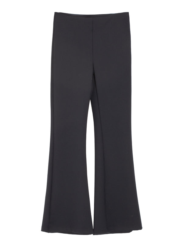 Flared Pants Scuba Black