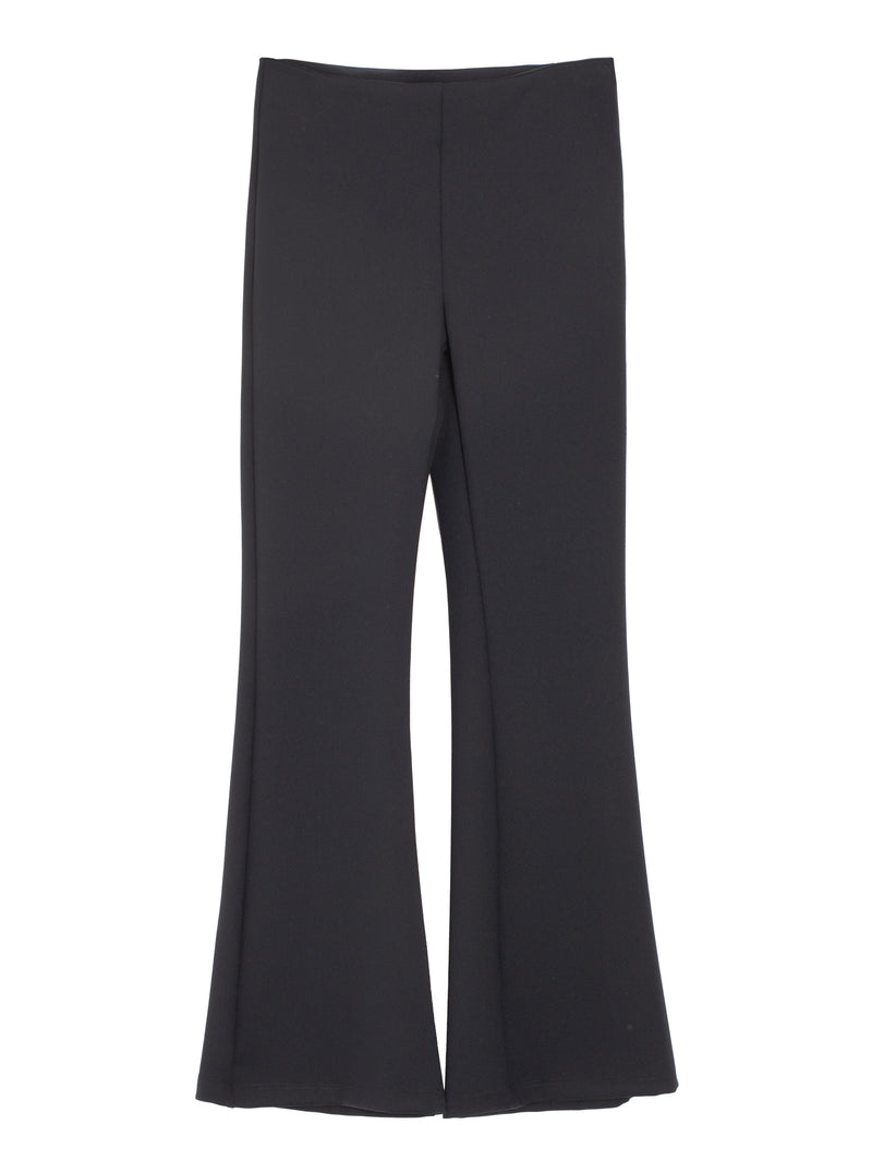 Flared Pants Scuba Black