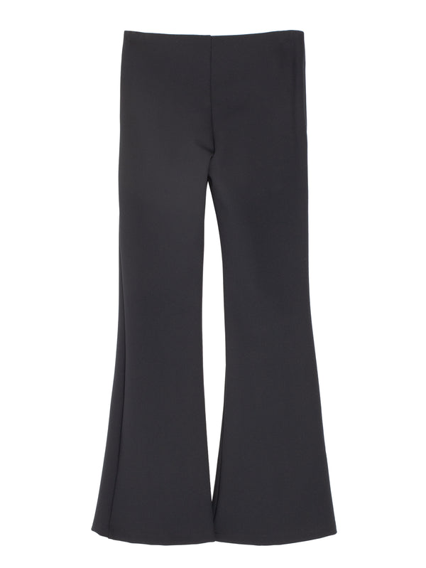 Flared Pants Scuba Black