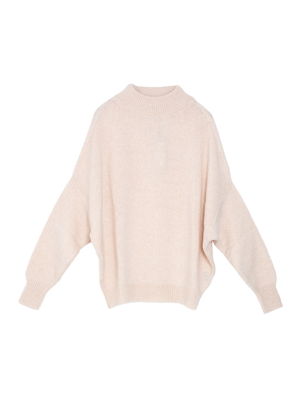 Regular Round Neck Sweater Fleece Under The Snow