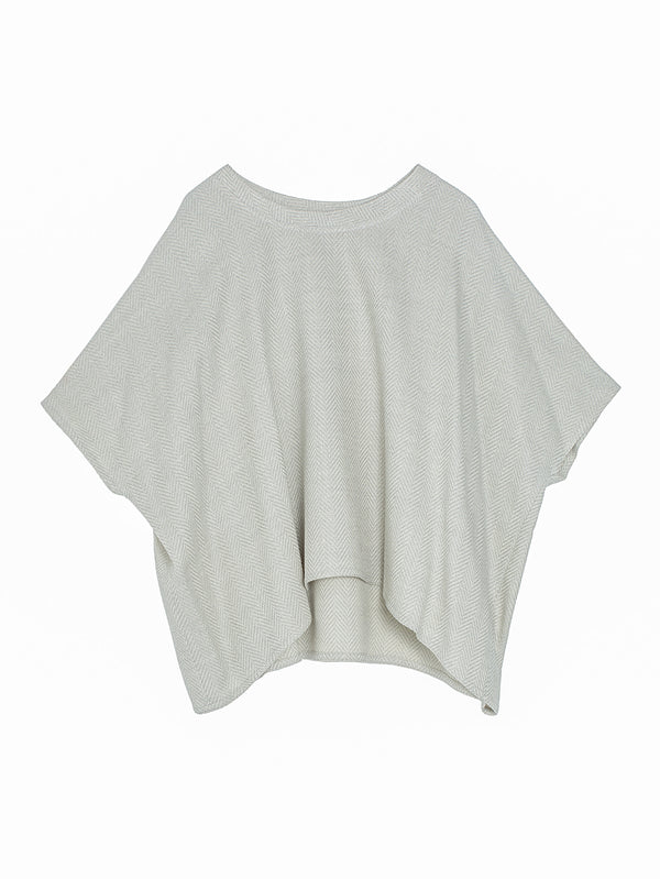 Easy T-Shirt Spigato Silver Grey