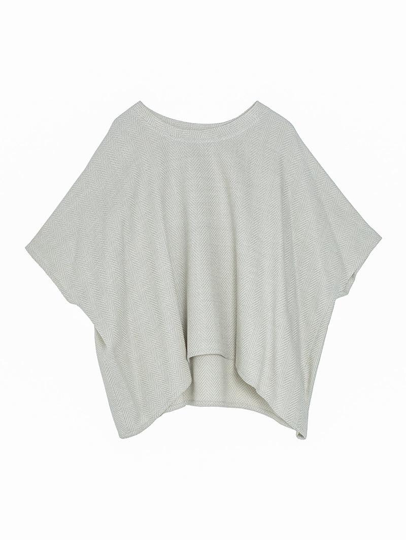 Easy T-Shirt Spigato Silver Grey