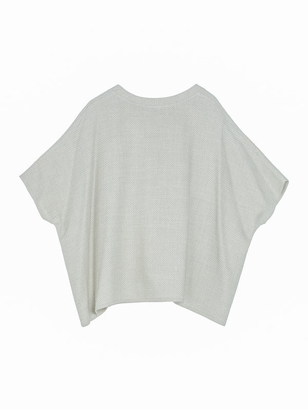 Easy T-Shirt Spigato Silver Grey