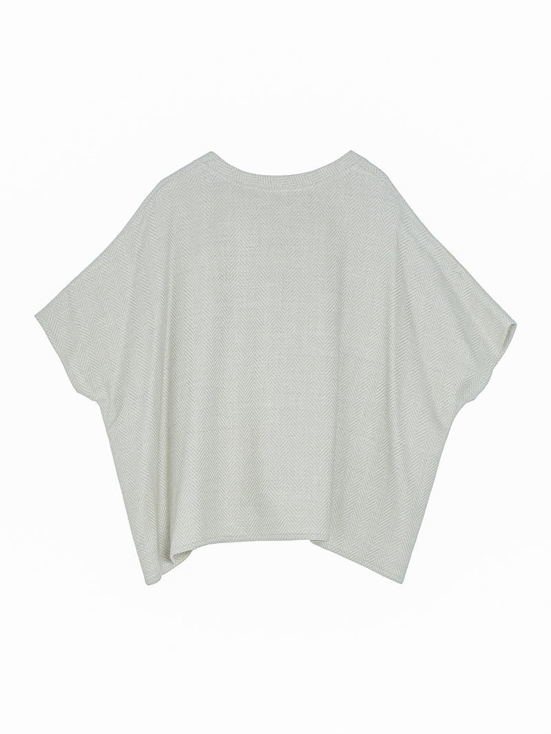 Easy T-Shirt Spigato Silver Grey