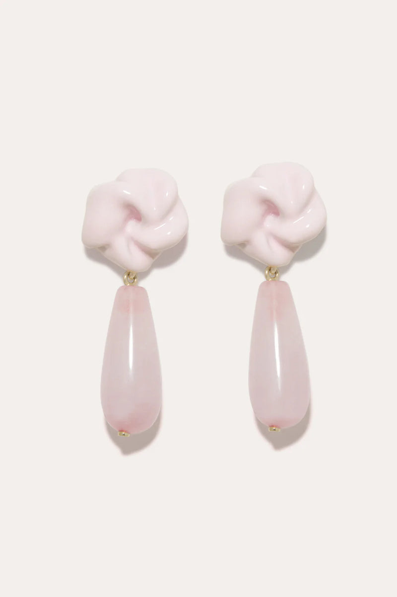 The Depths of Time Pink Earrings II