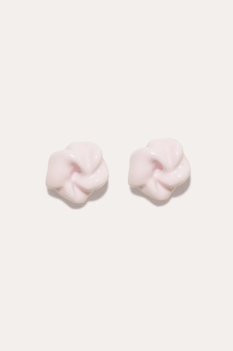 The Depths Of Time Pink Earrings IV