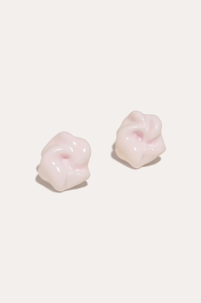 The Depths Of Time Pink Earrings IV