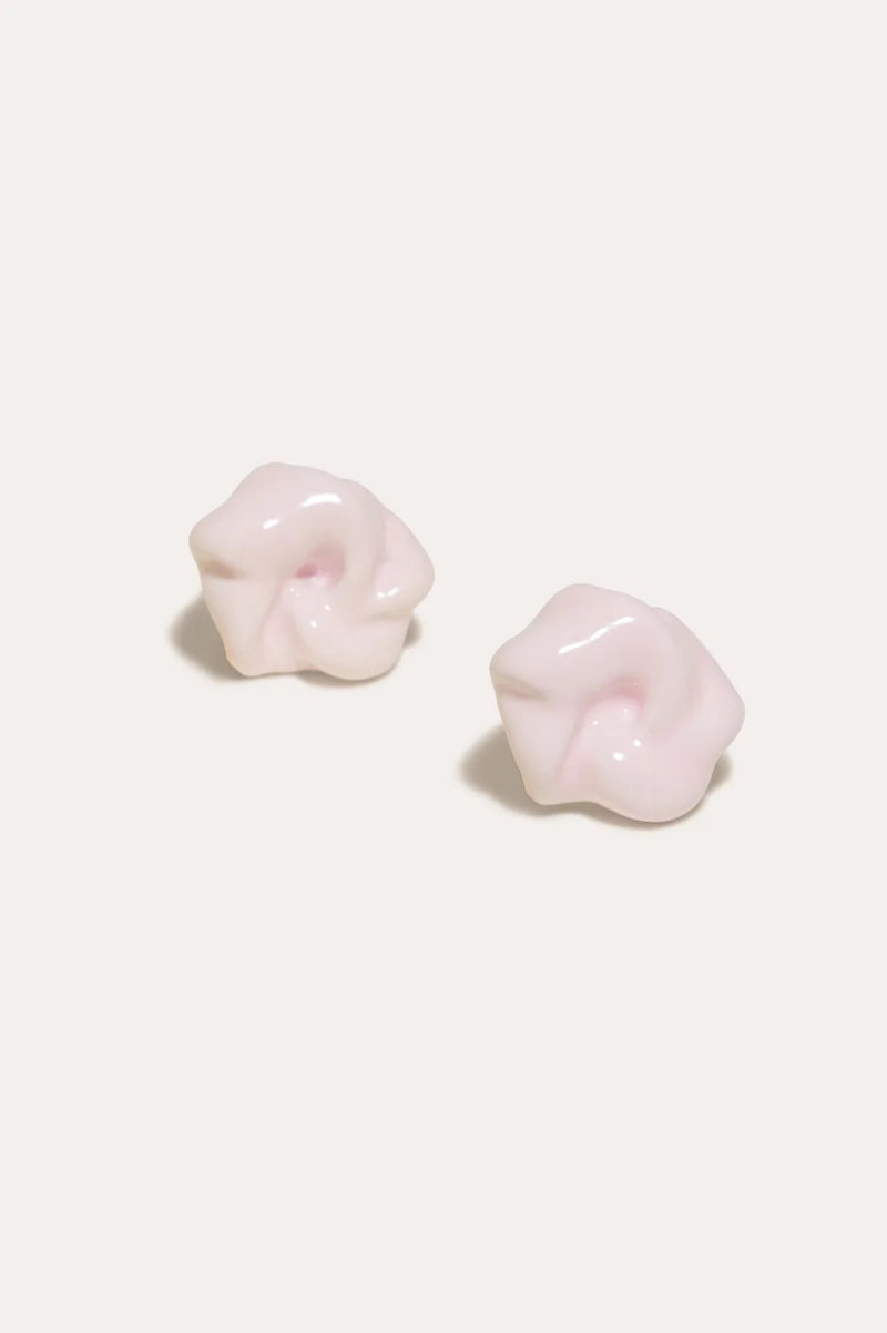 The Depths Of Time Pink Earrings IV