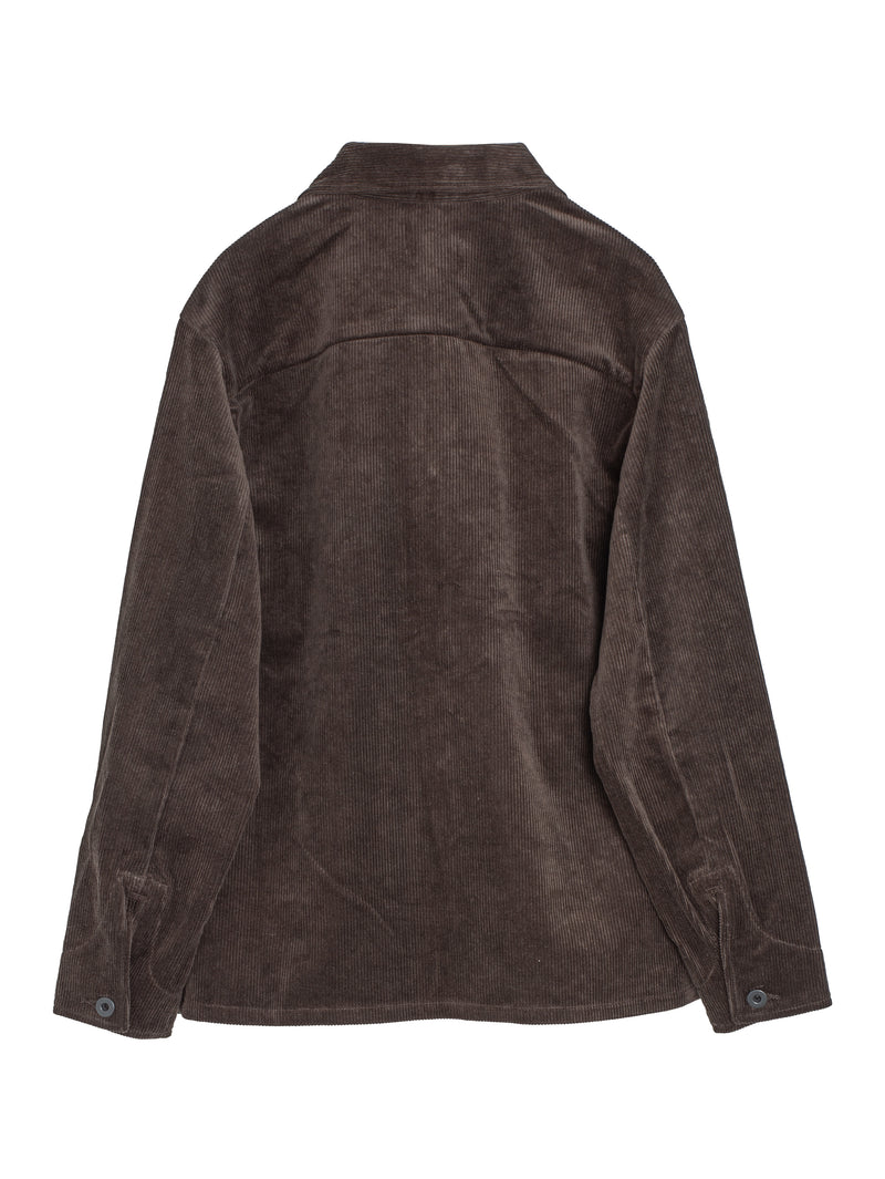 Three Pocket Jacket Sumi Ink Corduroy Brown