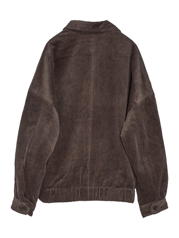 Zip Jacket Two Sumi Ink Corduroy Brown