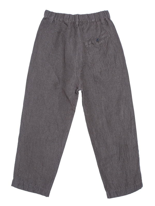 Elastic Pant Dobby Weave Hemp Shale Grey