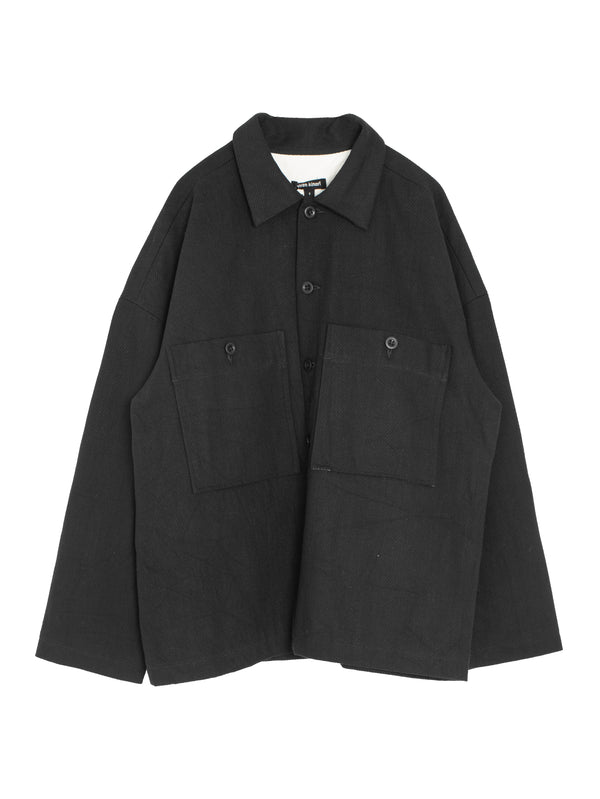 Field Shirt Two Cotton Kersey Black