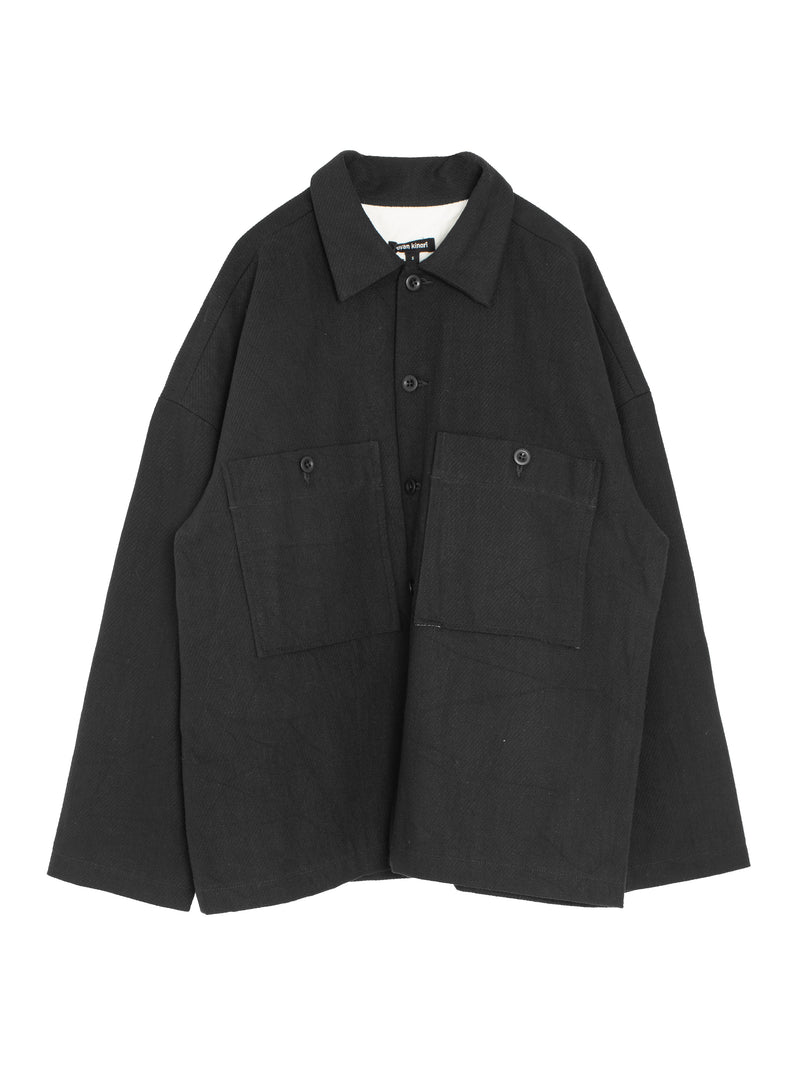 Field Shirt Two Cotton Kersey Black