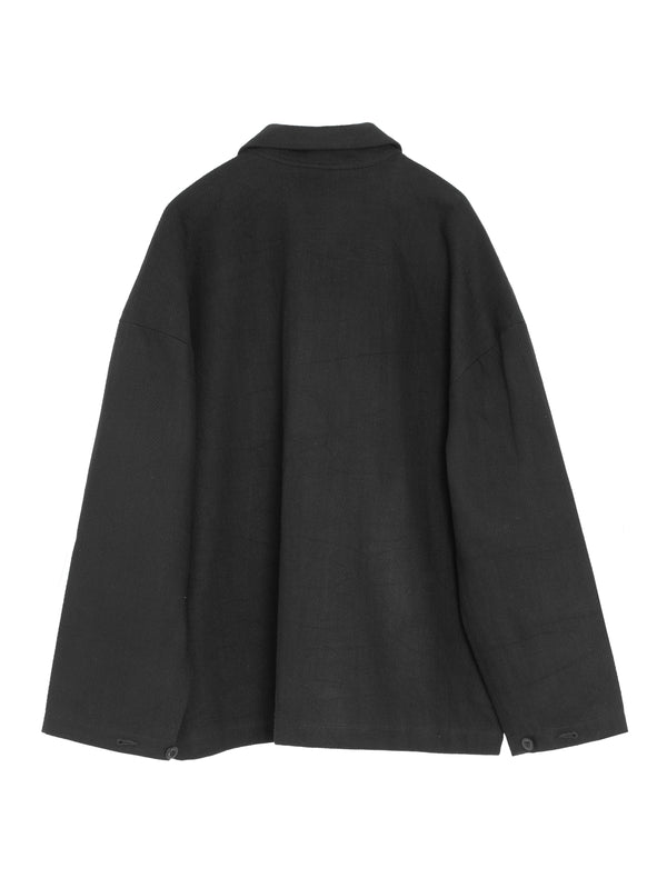 Field Shirt Two Cotton Kersey Black