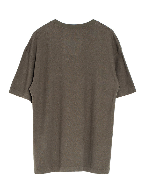 Pocket Tee Organic Cotton Hemp Jersey Faded Olive