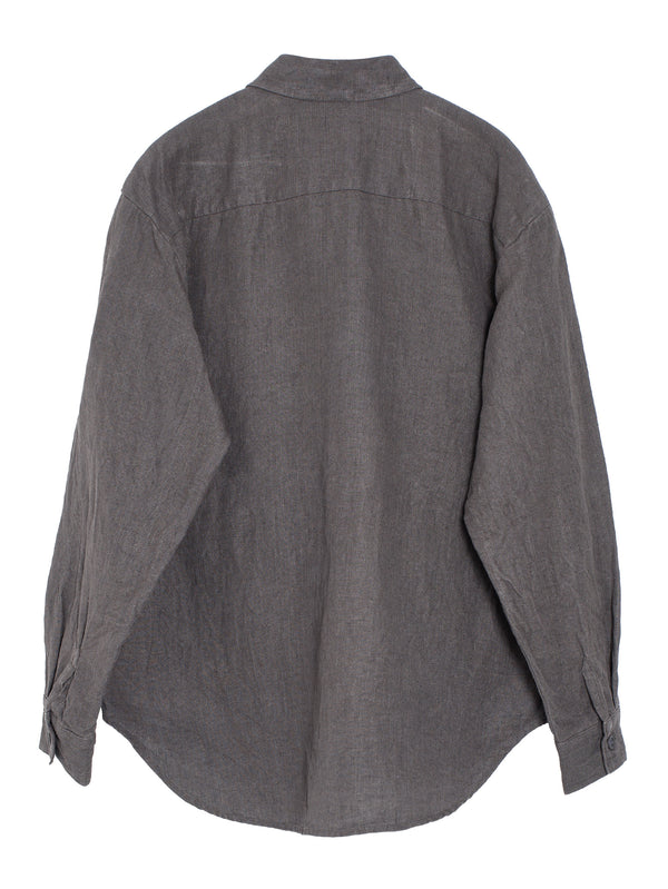 Big Shirt Dobby Weave Hemp Shale Grey