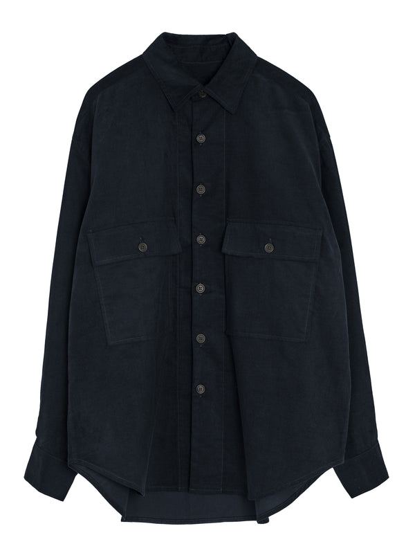 Big Shirt Pinwale Corduroy Navy