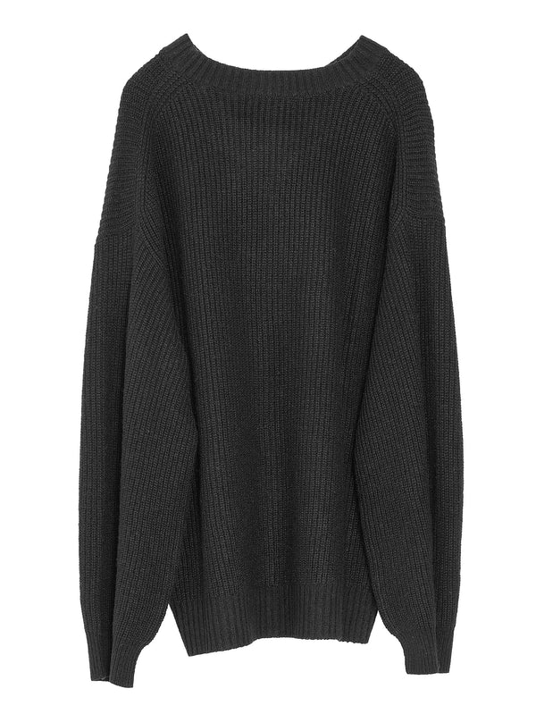 Big Sweater Yak Wool Black