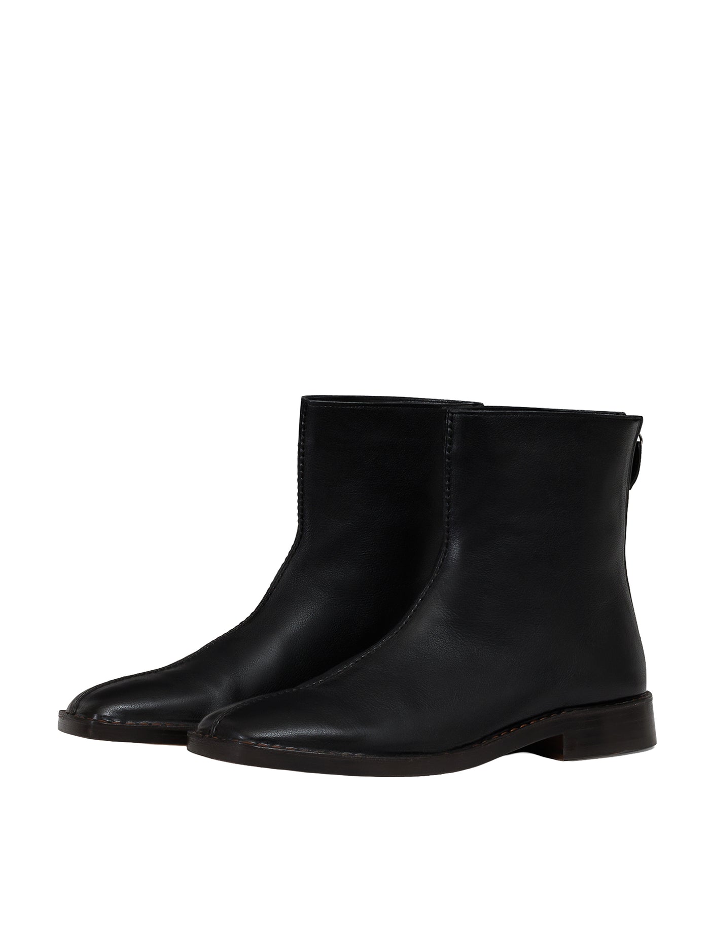 靴 LEMAIRE Piped Zipped Boot Lemaire Women's Piped Zipped Boots Black – Opia