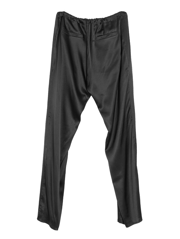 No.198 Silk Trousers Black