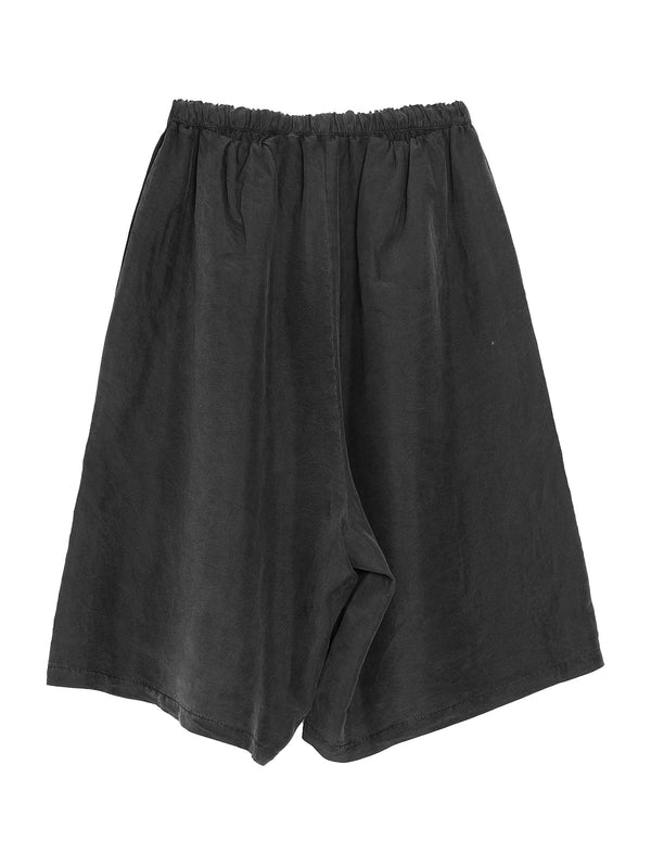 No.259 Silk Pongee Short Trousers Black