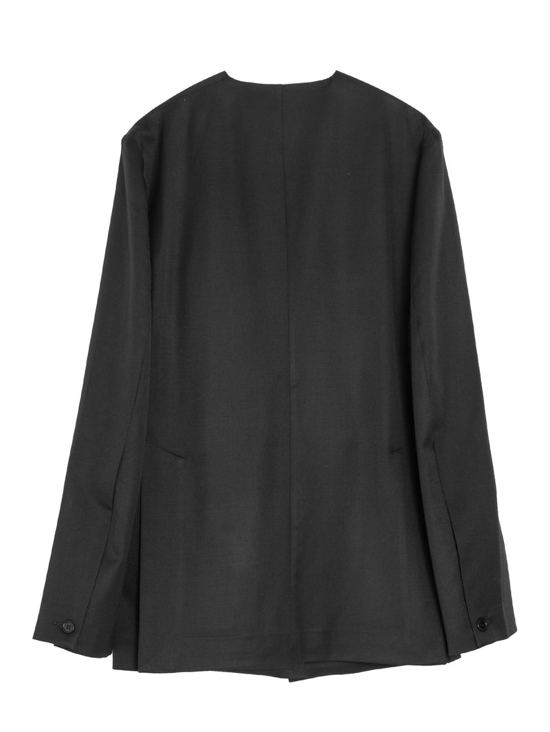 No.63 Summer Wool Folded Jacket Black