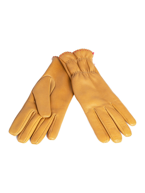 Women’s Handmade Leather Cashmere Miel Glove