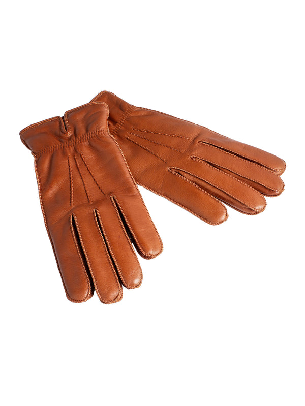 Men's Lambskin Leather and Cashmere Gloves Noix