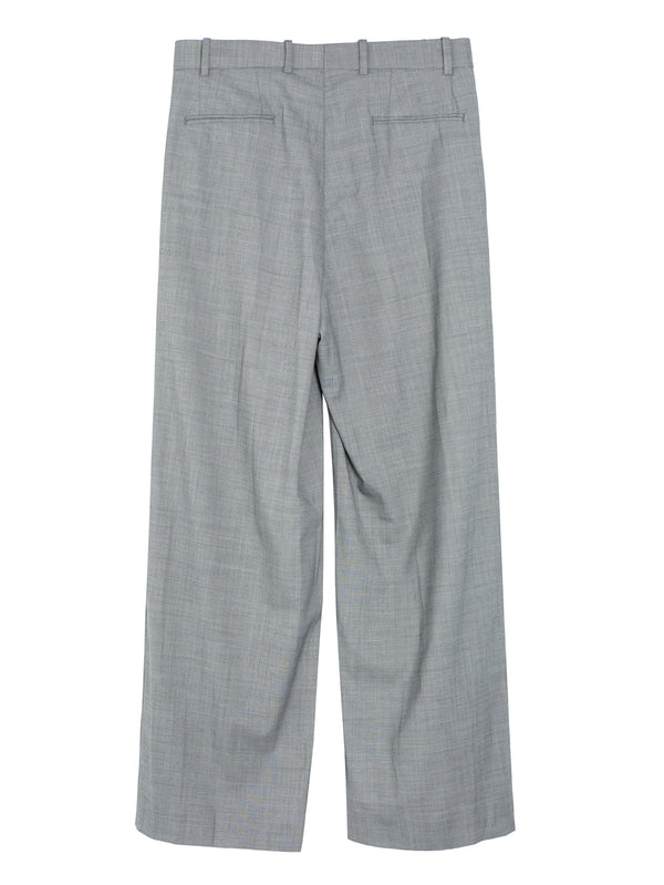 Sharkskin Cool Wool Pants Medium Grey