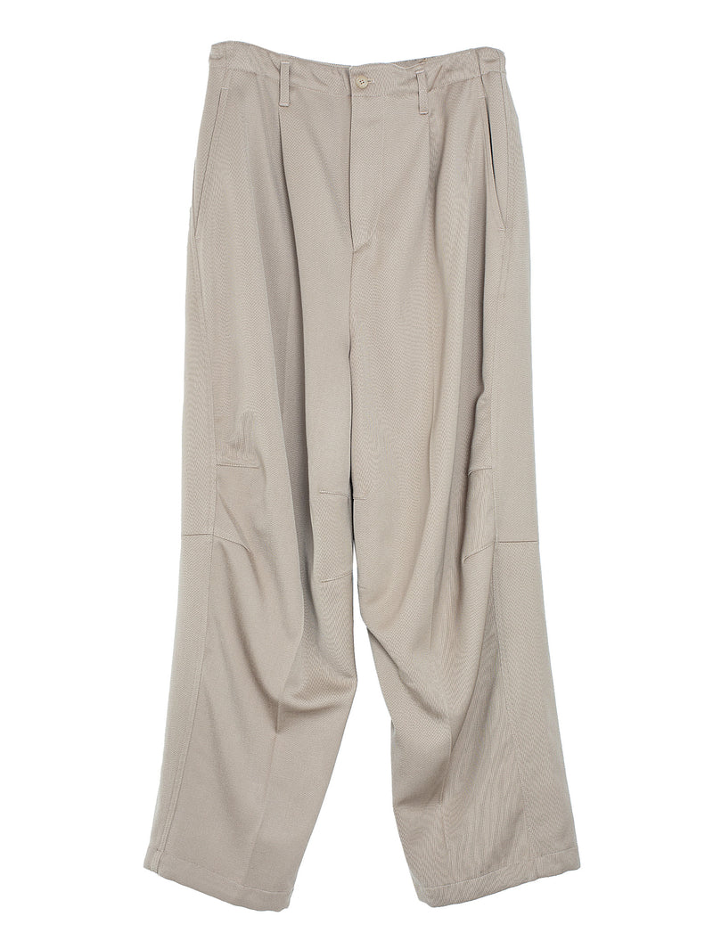 Pleated Trousers Medium Beige