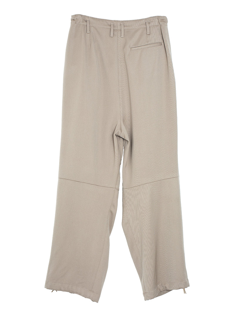 Pleated Trousers Medium Beige