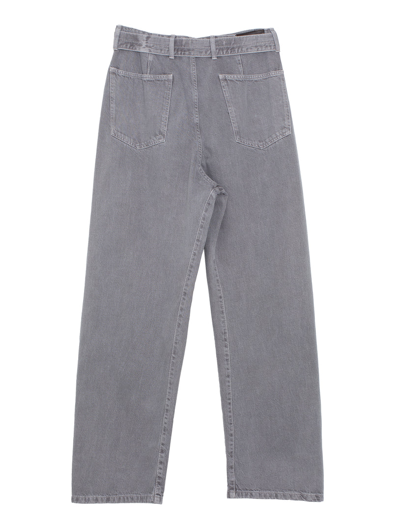 Twisted Belted Pants Heather