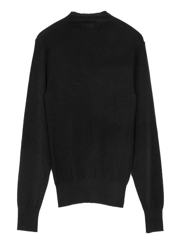 Fitted Seamless Cardigan Black