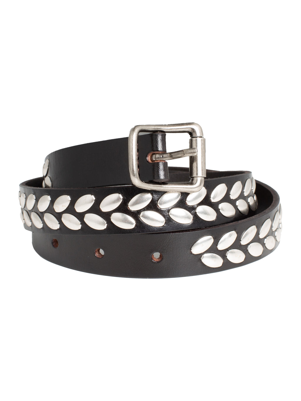 (最終値下げ)ALMOND STUD BELT DARK BROWN Lemaire Almond Stud Belt 20 Dark Brown – Opia