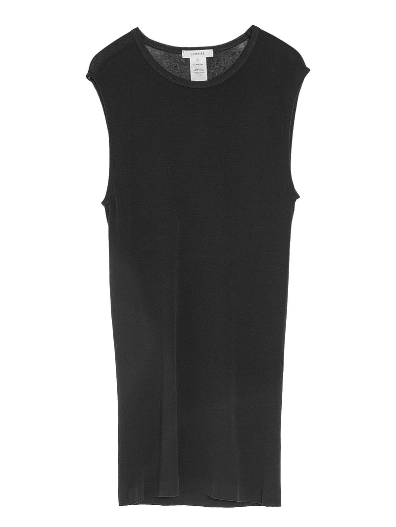 Double Layer Seamless Dress Black