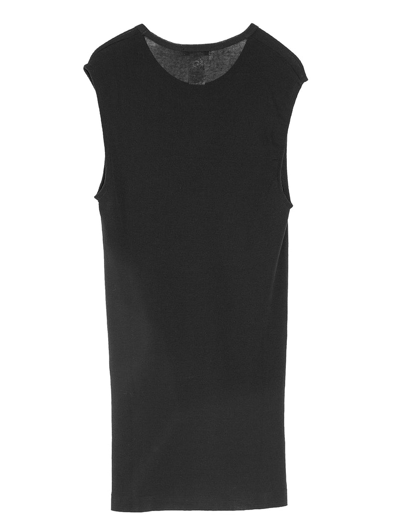 Double Layer Seamless Dress Black