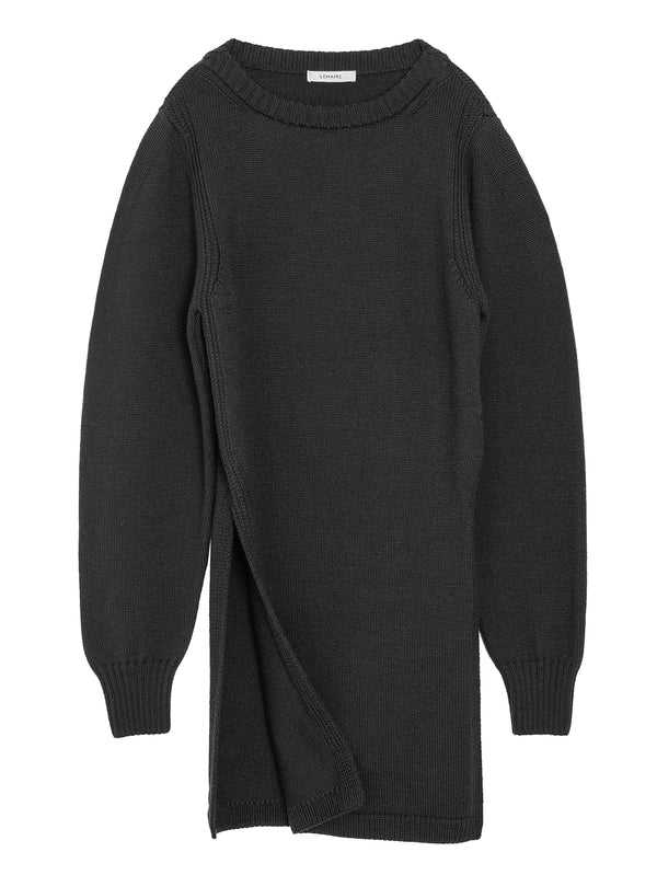 Sweater With Slits Black