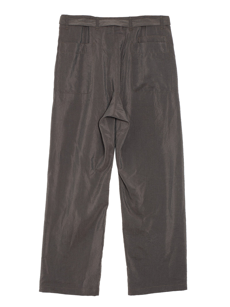 Seamless Belted Pants Dark Espresso