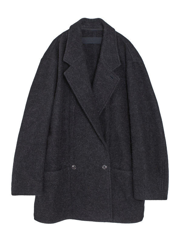 Felt Wool Jacket Black
