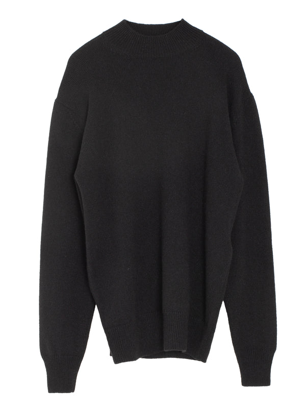Mock Neck Sweater Black