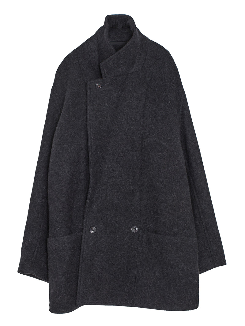 Felt Wool Jacket Black