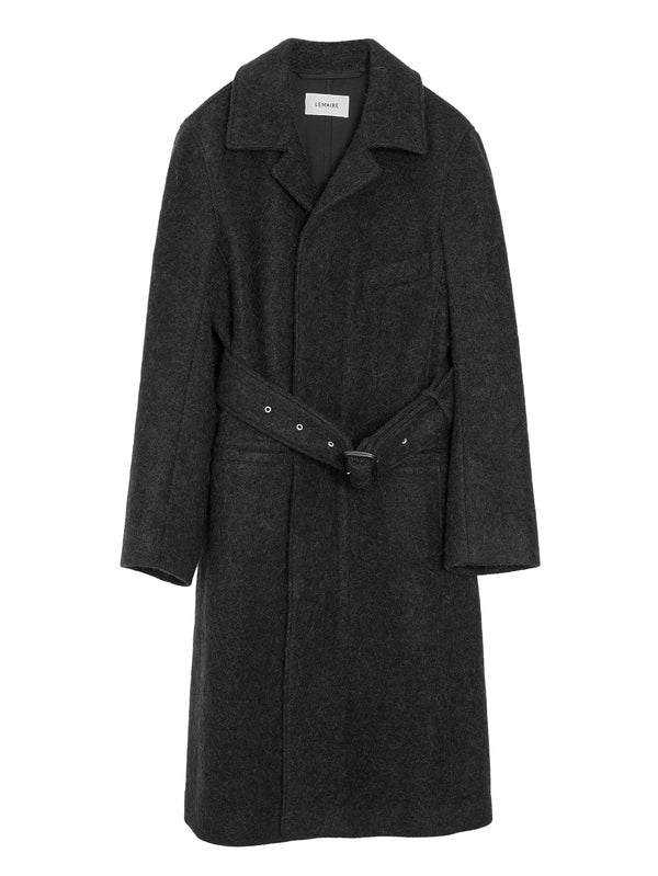 Belted Tailored Coat Black