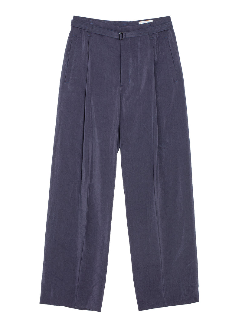 Belted Relaxed Pants Midnight Violet