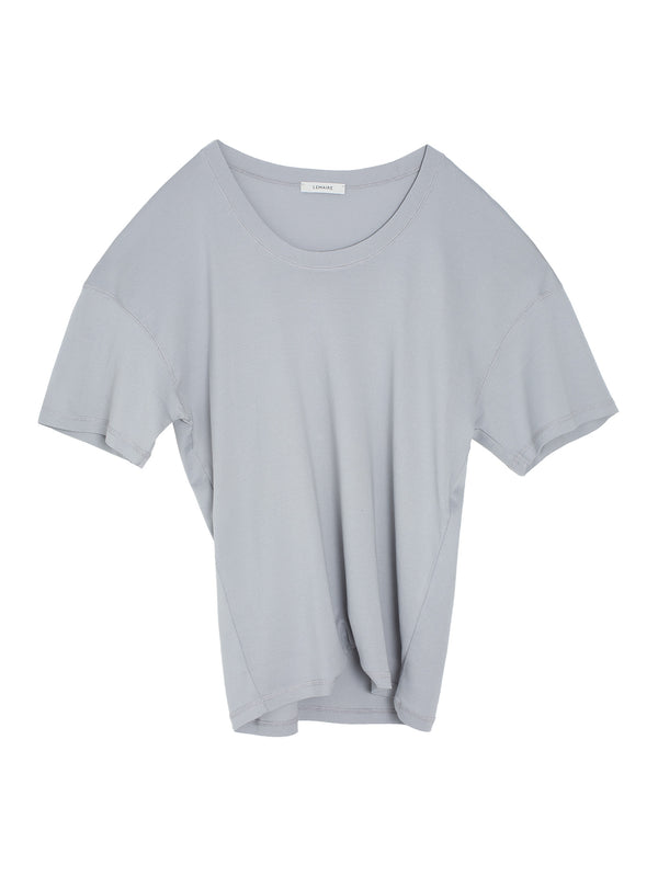 Rib T-Shirt Blue Grey