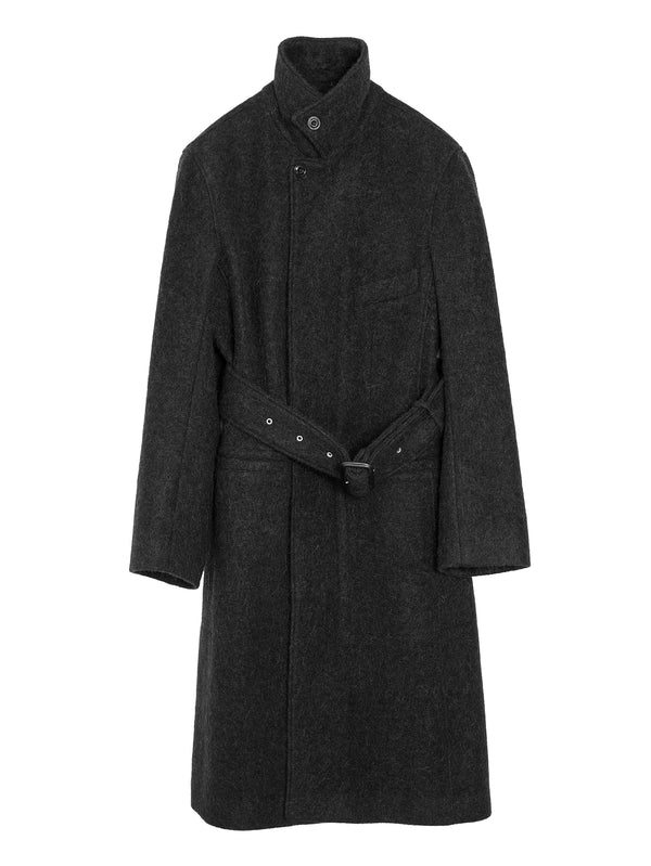 Belted Tailored Coat Black