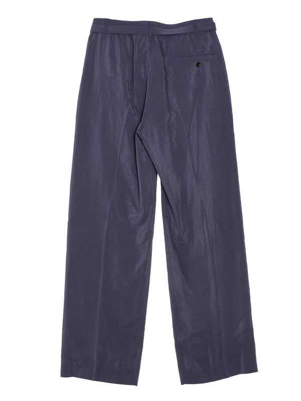 Belted Relaxed Pants Midnight Violet